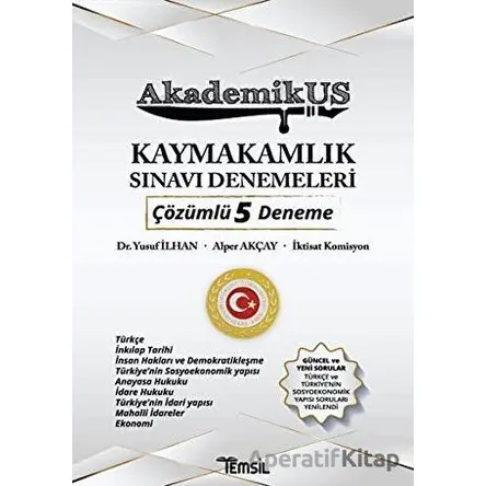 AkademikUS Kaymakamlık Sınavı Denemeleri - Yusuf İlhan - Temsil Kitap