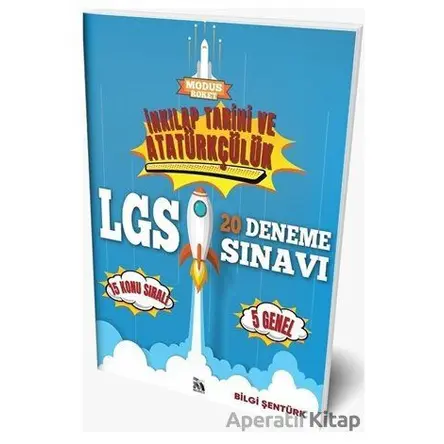 2021 LGS İnkılap Tarihi ve Atatürkçülük 20 Deneme Sınavı - Bilgi Şentürk - Modus Yayınları