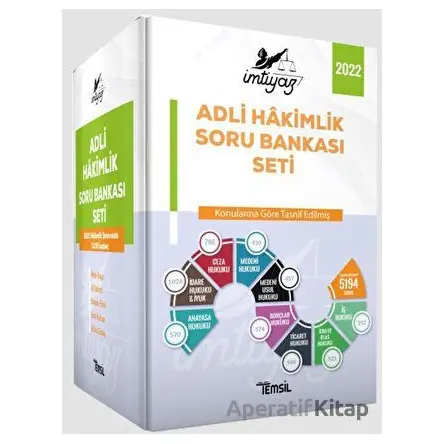 2022 İmtiyaz Adli Hakimlik Soru Bankası - Bahadır Erkol - Temsil Kitap