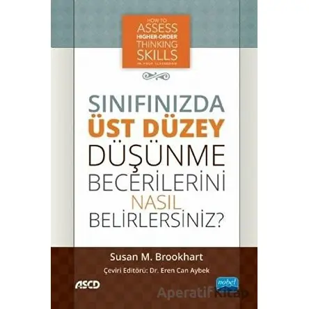 Sınıfınızda Üst Düzey Düşünme Becerilerini Nasıl Belirlersiniz ?