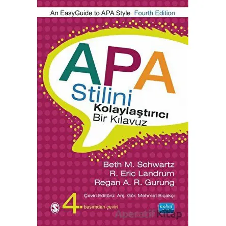 Apa Stilini Kolaylaştırıcı Bir Kılavuz - Beth M. Schwartz - Nobel Akademik Yayıncılık