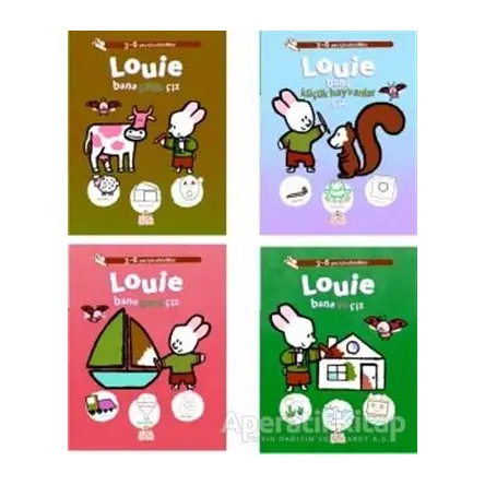 Louie Etkinlik Dizisi (4 Kitap Takım) - Kolektif - Nesil Çocuk Yayınları