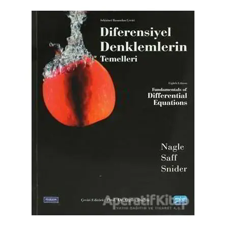 Diferensiyel Denklemlerin Temelleri - Arthur David Snider - Nobel Akademik Yayıncılık