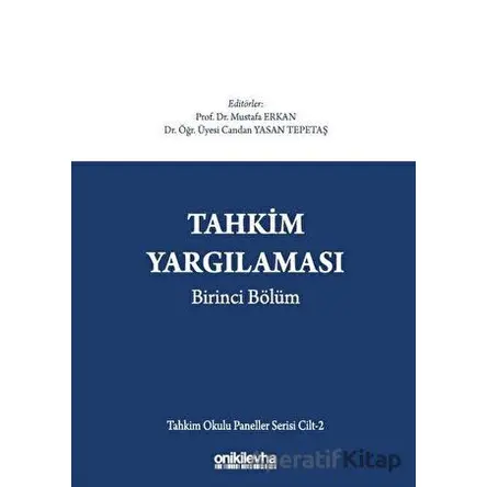 Tahkim Yargılaması Birinci Bölüm - Kolektif - On İki Levha Yayınları