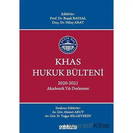KHAS Hukuk Bülteni - Kolektif - On İki Levha Yayınları