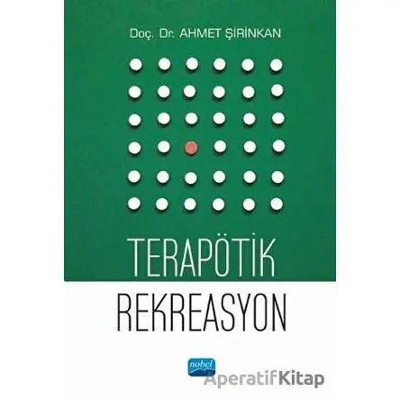 Terapötik Rekreasyon - Ahmet Şirinkan - Nobel Akademik Yayıncılık
