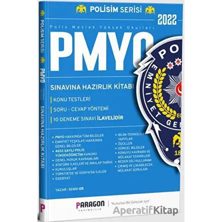 2022 Polisim Serisi PMYO Sınava Hazırlık ve Mülakat Kitabı - Semih Er - Paragon Yayıncılık