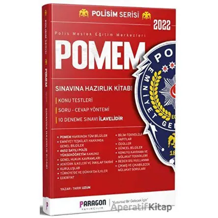 2022 Polisim Serisi POMEM Sınavını Hazırlık ve Mülakat Kitabı - Kolektif - Paragon Yayıncılık