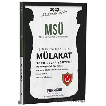 2022 MSÜ Sınavına Hazırlık Kitabı - Kolektif - Paragon Yayıncılık