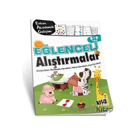 5-6 Yaş Eğlenceli Alıştırmalar - Kolektif - Niha Çocuk