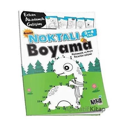 Örnekli Noktalı Boyama 3-4 Yaş - Kolektif - Niha Çocuk