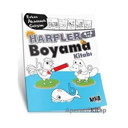 EAG Harfler Boyama Kitabı 4-6 Yaş - Kolektif - Niha Çocuk