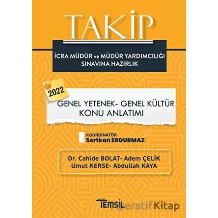 2022 Takip İcra Müdür ve Müdür Yardımcılığı Sınavına Hazırlık - Genel Yetenek Genel Kültür Konu Anla
