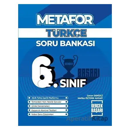 Metafor 6. Sınıf Türkçe Soru Bankası - Ceren Denizci - Gerçek Başarı Yayınları