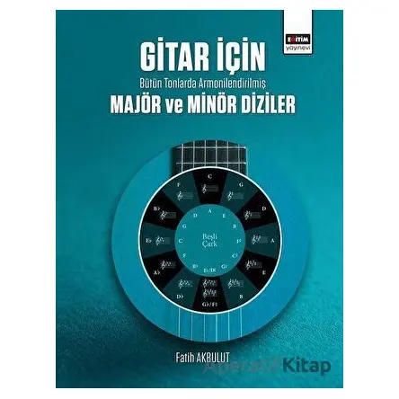 Gitar İçin Bütün Tonlarda Armonilendirilmiş Majör ve Minör Diziler