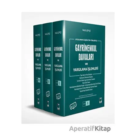 Gayrimenkul Davaları ve Yargılama İşlemleri - Halil Çiftçi - Adalet Yayınevi