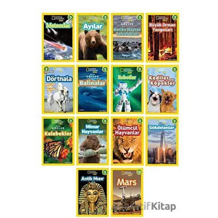 National Geographic Kids Seviye 3 Seti (14 Kitap) - Kolektif - Beta Kids