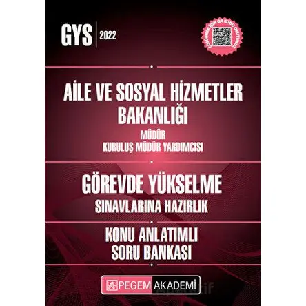 2022 Aile ve Sosyal Hizmetler Bakanlığı Müdür Kuruluş Müdür Yardımcısı Görevde Yükselme Konu Anlatım