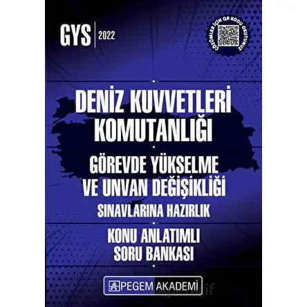 2022 GYS UDS Deniz Kuvvetleri Komutanlığı Konu Anlatımlı Soru Bankası Görevde Yükselme ve Unvan Deği