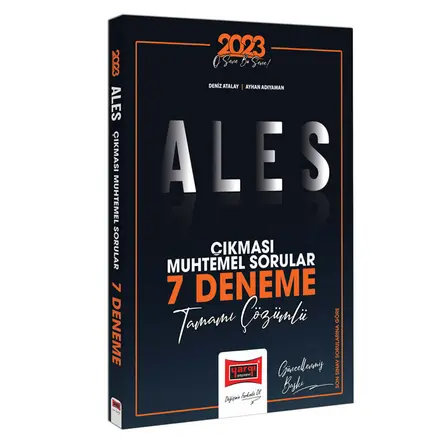 Yargı 2023 ALES Çıkması Muhtemel Sorular Tamamı Çözümlü 7 Deneme
