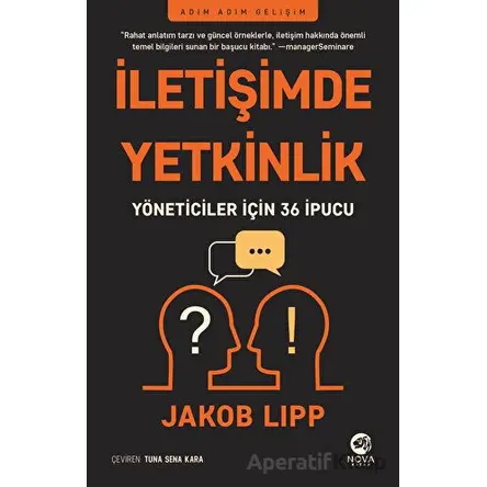 İletişimde Yetkinlik - Jakob Lipp - Nova Kitap