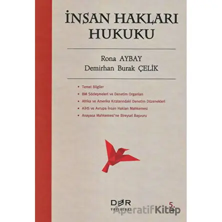 İnsan Hakları Hukuku - Rona Aybay - Der Yayınları