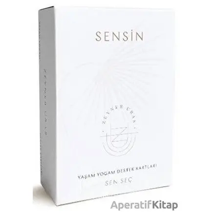Sensin Yaşam Yogam Destek Kartları - Sen Seç - Zeyneb Uras - Alternatif Yayıncılık
