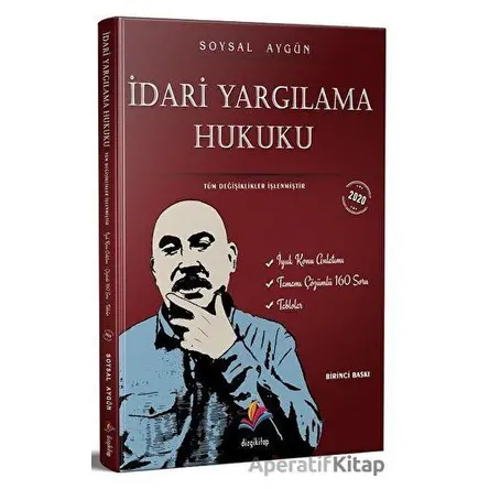İdari Yargılama Hukuku Konu ve Çözümlü Soru Bankası - Soysal Aygün - Dizgi Kitap