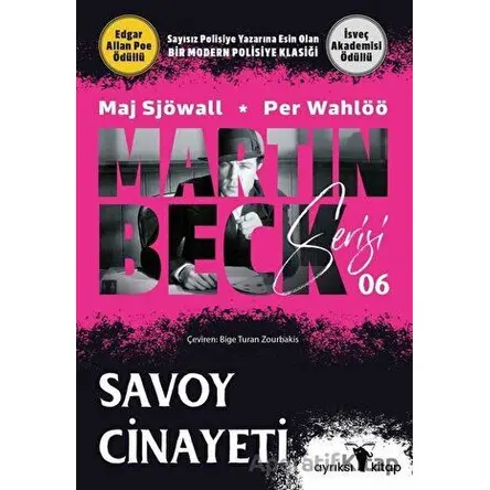 Savoy Cinayeti - Martin Beck Serisi 6 - Per Wahlöö - Ayrıksı Kitap
