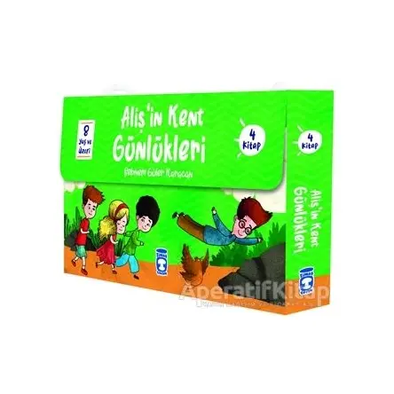 Alişin Kent Günlükleri Seti (4 Kitap Takım) - Şebnem Güler Karacan - Timaş Çocuk