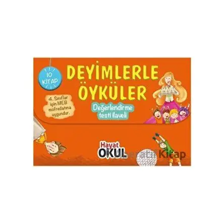 Deyimlerle Öyküler 4. Sınıf (10 Kitap Set) - İsmail Çubukçu - Hayat Okul Yayınları