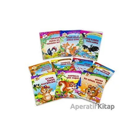 Kazanımlı Tercihli Öyküler Seti - 10 Kitap - Abdulkerim Öztürk - Çocuk Gezegeni