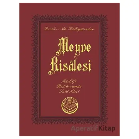 Meyve Risalesi (Cep Boy) - Bediüzzaman Said Nursi - Tenvir Neşriyat