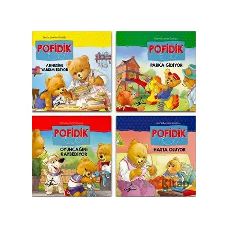Pofidik Çocuklar İçin Hikaye Seti - 4 Kitap - Maria Loretta Giraldo - Çocuk Gezegeni