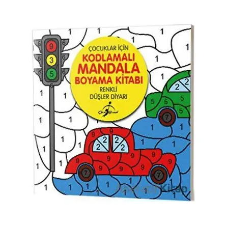 Çocuklar İçin Kodlamalı Mandala Boyama Kitabı - Kolektif - Çocuk Gezegeni