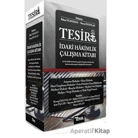 Tesir İdari Hakimlik Çalışma Kitabı - Recep Özceylan - Temsil Kitap