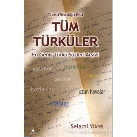 Tüm Türküler - Selami Yücel - Alter Yayıncılık