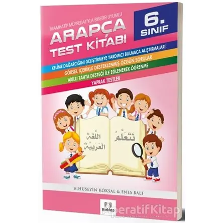 6. Sınıf Arapça Test Kitabı - Enes Balı - Mektep Yayınları