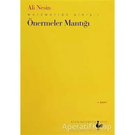 Önermeler Mantığı - Ali Nesin - Nesin Matematik Köyü