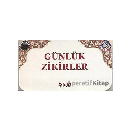 Günlük Zikirler (Kartela) - Ensar Arslan - Şifa Yayınevi