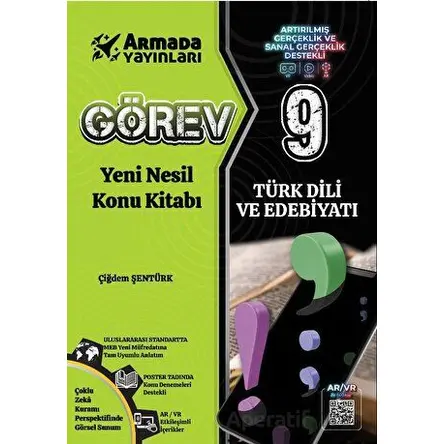 Görev 9. Sınıf Türk Dili ve Edebiyatı Yeni Nesil Konu Kitabı - Çiğdem Şentürk - Armada Yayınları