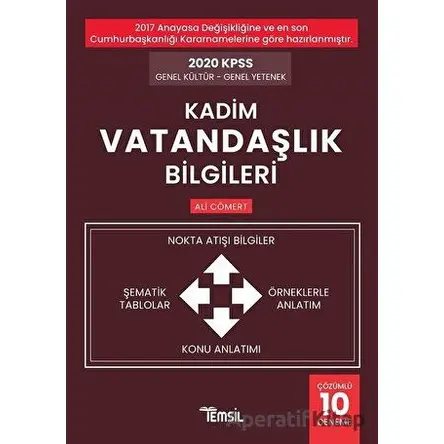 Kadim Vatandaşlık Bilgileri - Ali Cömert - Temsil Kitap