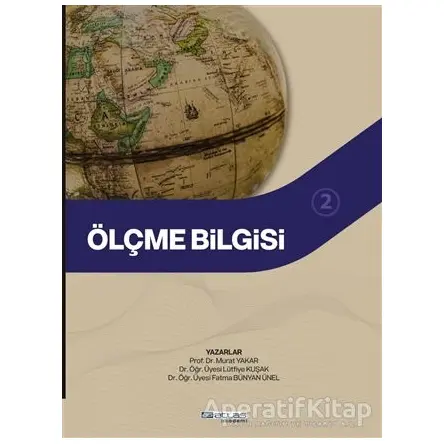Ölçme Bilgisi 2 - Murat Yakar - Atlas Akademi