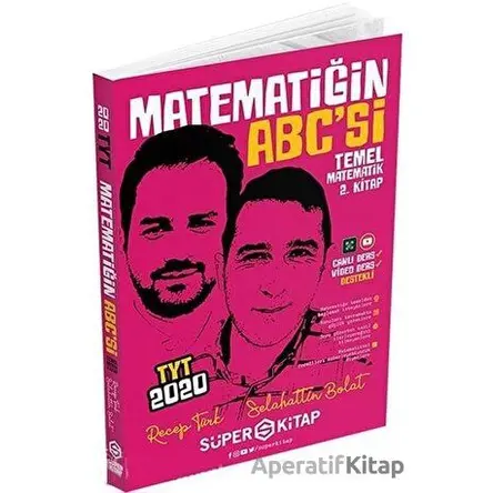 TYT Matematiğin ABCsi Temel Matematik 2. Kitap - Recep Türk - Süper Kitap