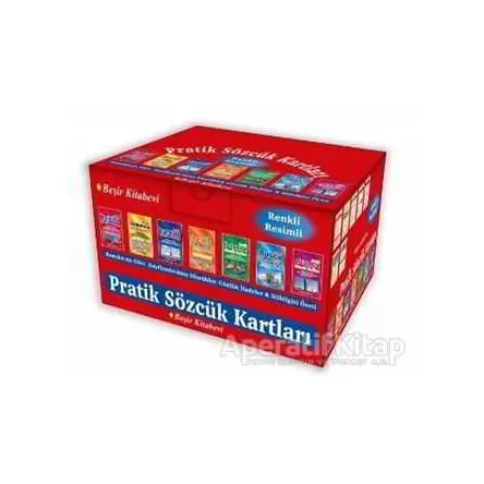 Pratik Sözcük Kartları 40 Adet - Kolektif - Beşir Kitabevi