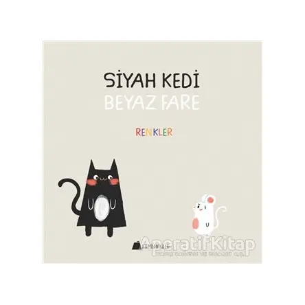 Siyah Kedi Beyaz Kedi - Renkler - Duygu Yardımcı - Kumdan Kale
