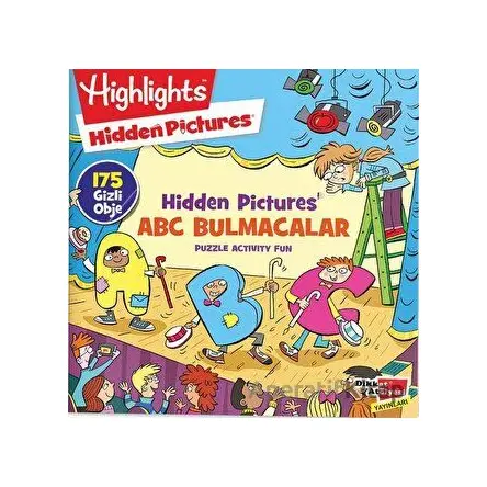 Hidden Pictures ABC Bulmacalar - Kolektif - Dikkat Atölyesi Yayınları