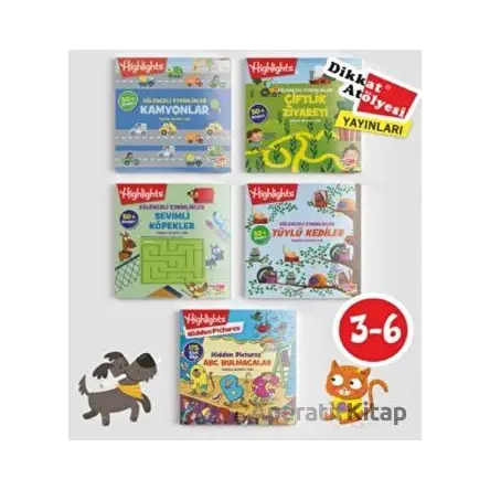 Highlights Sticker Eğlenceli Etkinliklerle Hikayeli Bulmaca 5li Set