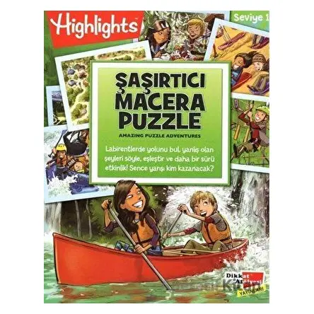 Highlights Şaşırtıcı Macera Puzzle 2li Set - Kolektif - Dikkat Atölyesi Yayınları