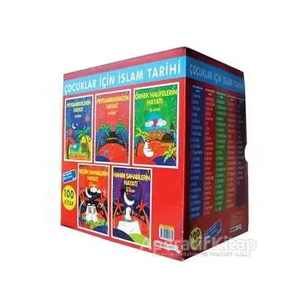 Çocuklar İçin İslam Tarihi Seti (100 Kitap Takım) - Seyyid Kutub - Kahraman Çocuk Kitapları